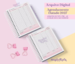 Agendamento Datado 2027 Rosa - Imagem 2