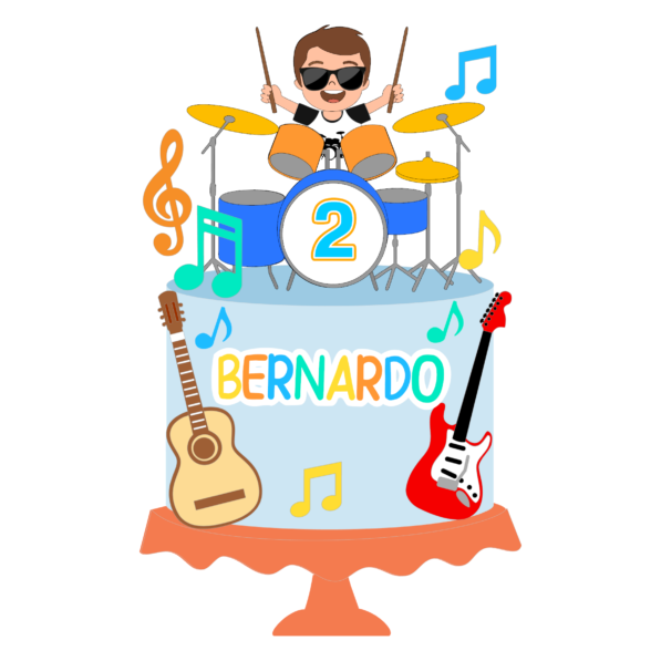 Baterista - Topo de Bolo