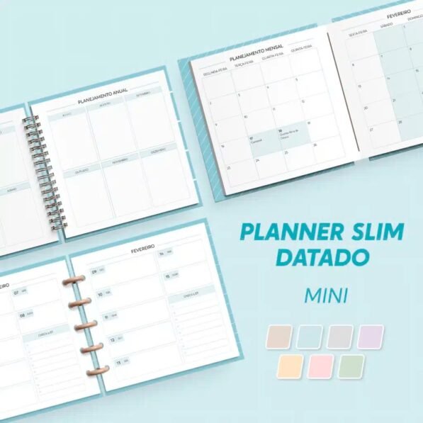 Planner Slim 2027 | Datado – Mini (Nilmara)