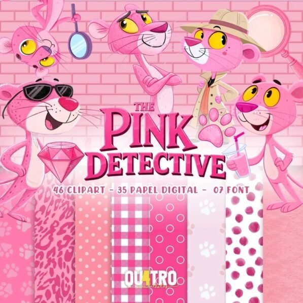 A Pantera Cor de Rosa (Pink Detective) – Kit Digital