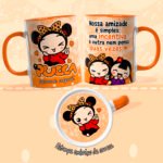 Pucca Amigas + Estampa Exclusiva para o Fundo da Caneca - Imagem 6