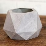 Combo Vasos Low Poly Cimento - Imagem 3