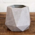 Combo Vasos Low Poly Cimento - Imagem 4