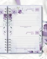 COMBO 8 Agendas 2027 e Permanente COM VERSÍCULOS e SEM VERSÍCULOS Violeta - Imagem 8