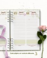COMBO 8 Agendas 2027 e Permanente COM e SEM Versículos Floral (Bicho Papel) - Imagem 5