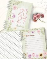 COMBO 8 Agendas 2027 e Permanente COM e SEM Versículos Floral (Bicho Papel) - Imagem 6