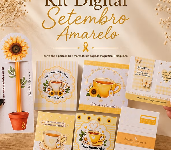Kit 4 Arquivos - Setembro Amarelo