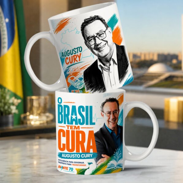 Política Augusto Cury – Arte Avulsa Caneca