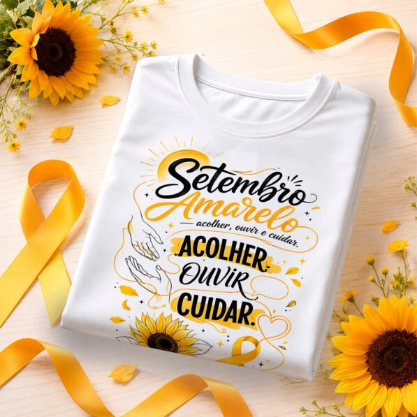 Setembro Amarelo - Artes Camisetas