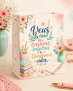 Pack encadernação - Dia dos professores - Rosa