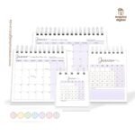 Calendários de mesa 2027 – 4 tamanhos (Sara) - Imagem 3