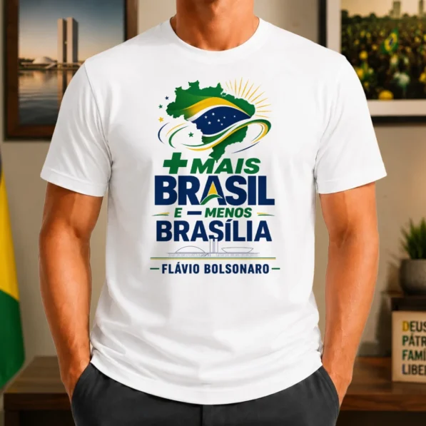 Kit Política Flavio Bolsonaro + Lula – Artes Camiseta
