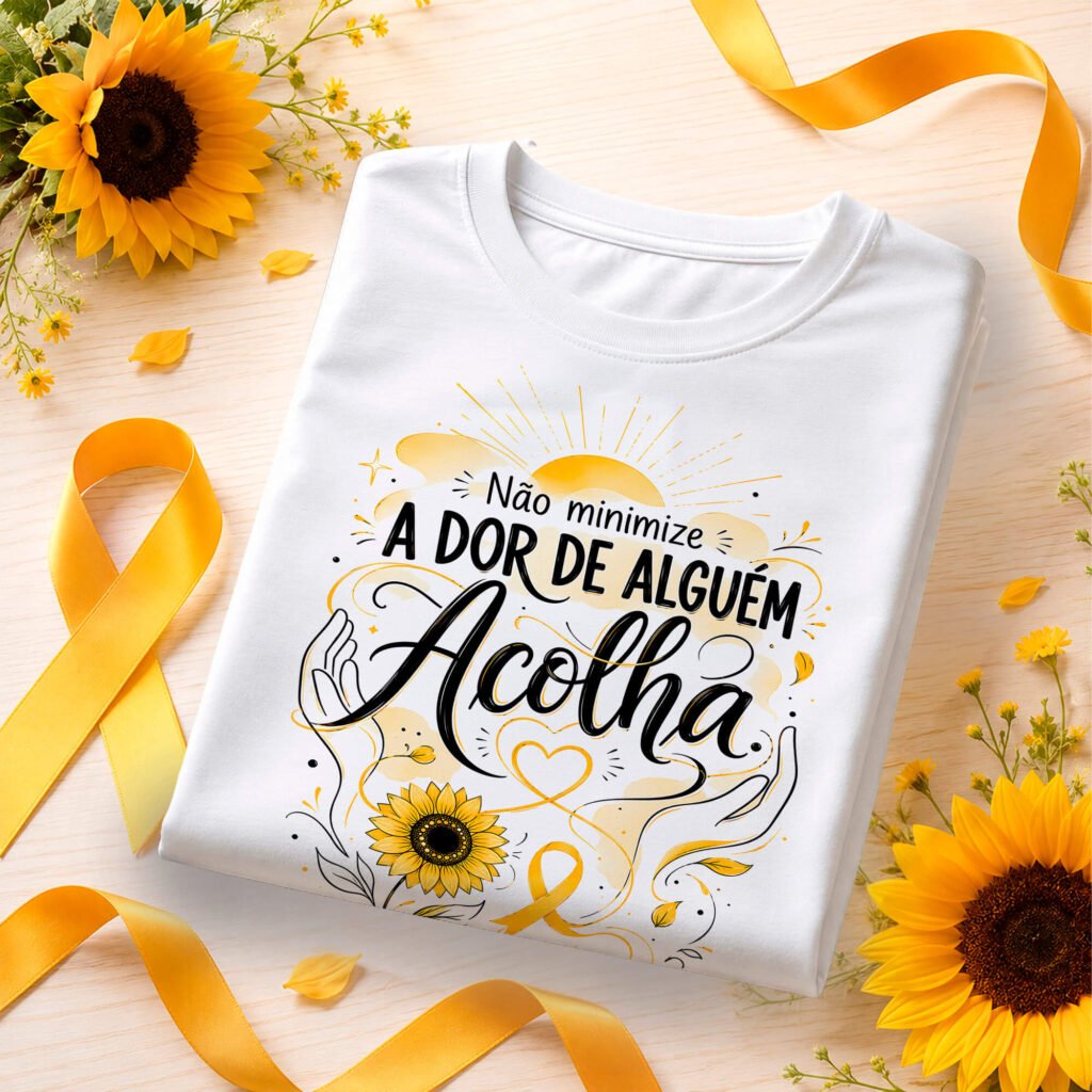 Setembro Amarelo - Artes Camisetas - Imagem 16
