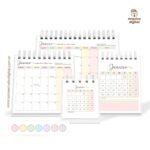 Calendários de mesa 2027 – 4 tamanhos (Sara) - Imagem 2