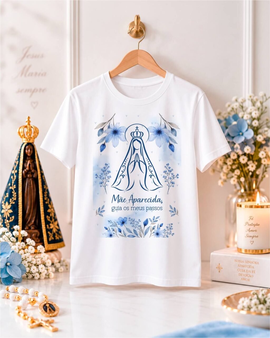 N. Senhora Aparecida - Artes Camisas - Imagem 3