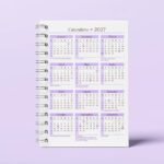 Calendário para atualização de agenda 2027/28 - A5 (Telma Contel) - Imagem 2