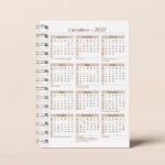 Calendário para atualização de agenda 2027/28 - A5 (Telma Contel) - Imagem 5