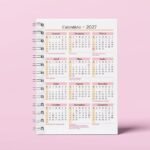 Calendário para atualização de agenda 2027/28 - A5 (Telma Contel) - Imagem 6