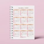 Calendário para atualização de agenda 2027/28 - A5 (Telma Contel) - Imagem 4