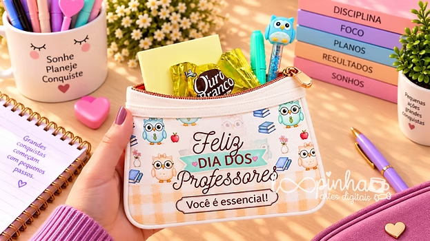 Estojo envelope - Dia dos Professores 2026 - Imagem 1