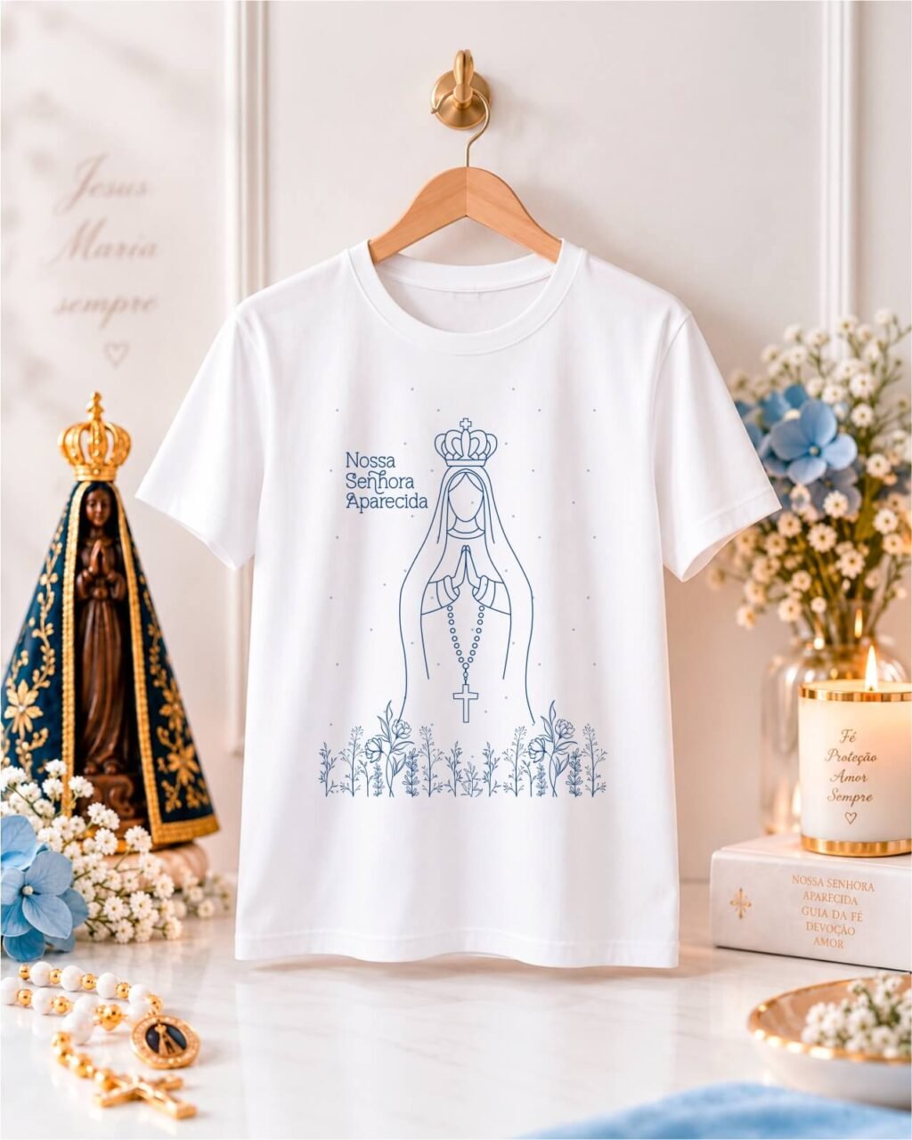 N. Senhora Aparecida - Artes Camisas - Imagem 4