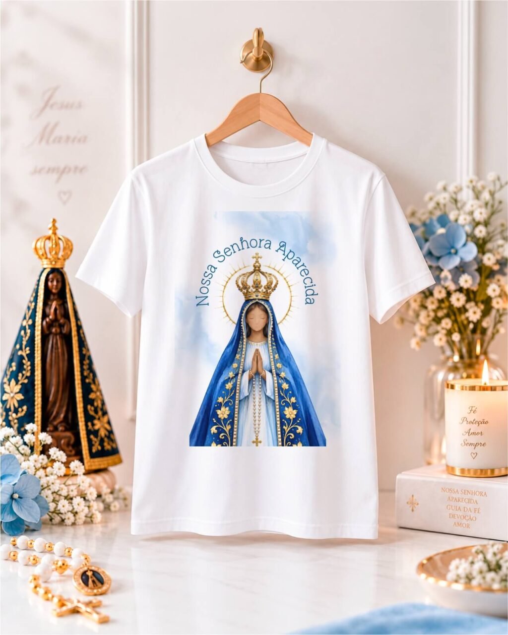 N. Senhora Aparecida - Artes Camisas - Imagem 5