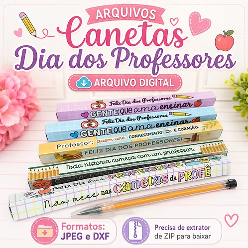 Caixas Canetas - Dia dos Professores 2026