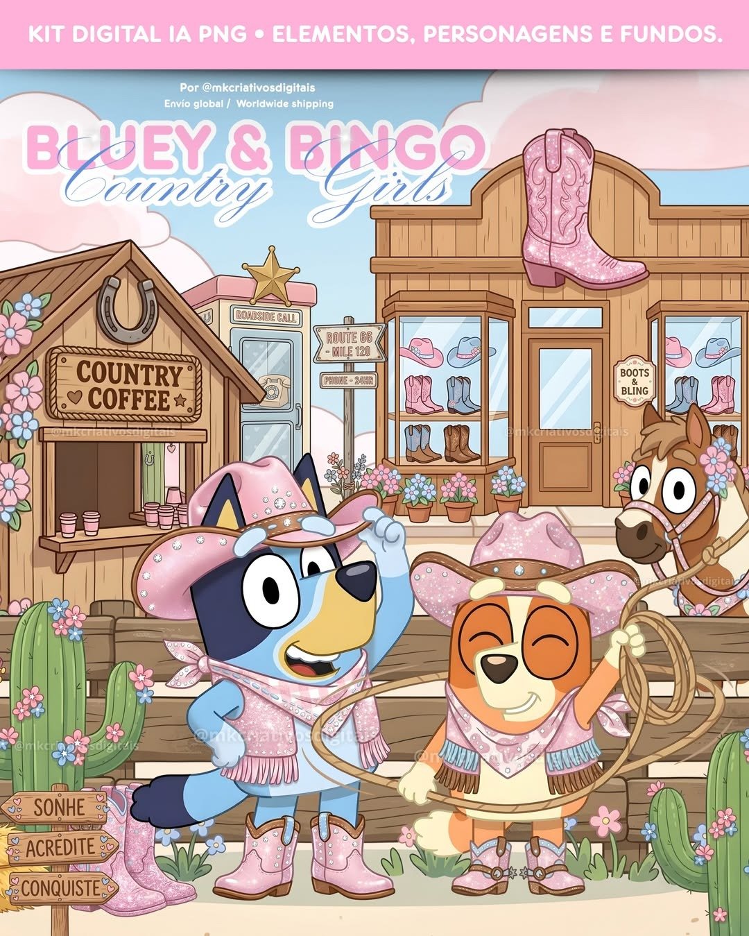 Bluey & Bingo – Kit Digital