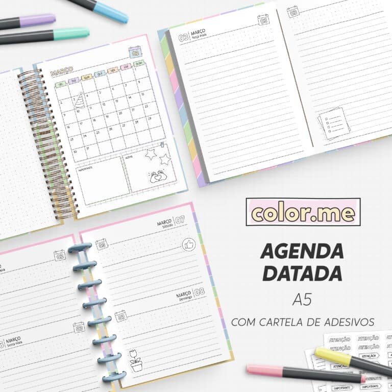 Agenda 2027 Color.me – Datada – A5
