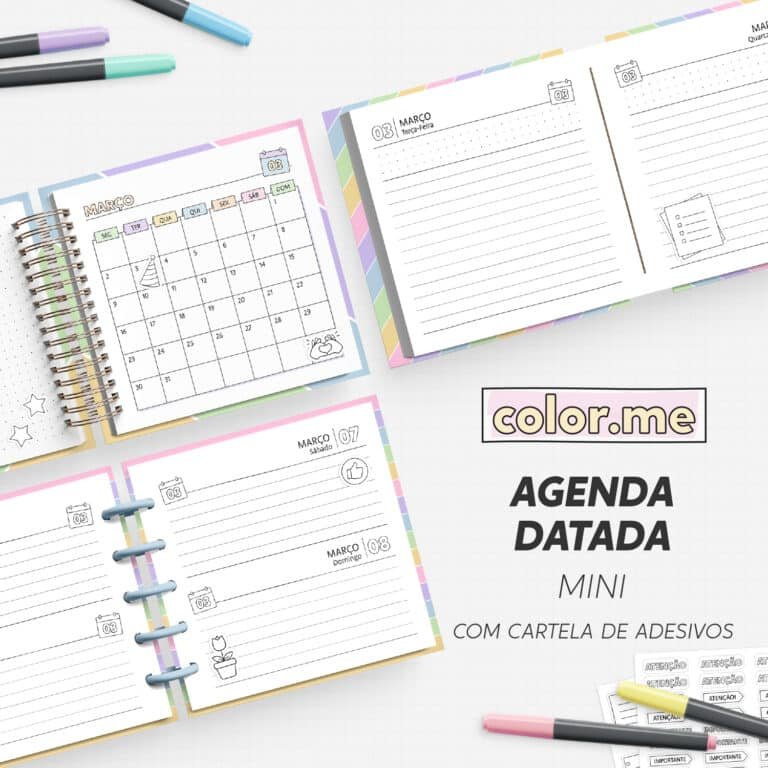 Agenda 2027 Color.me – Datada – Mini