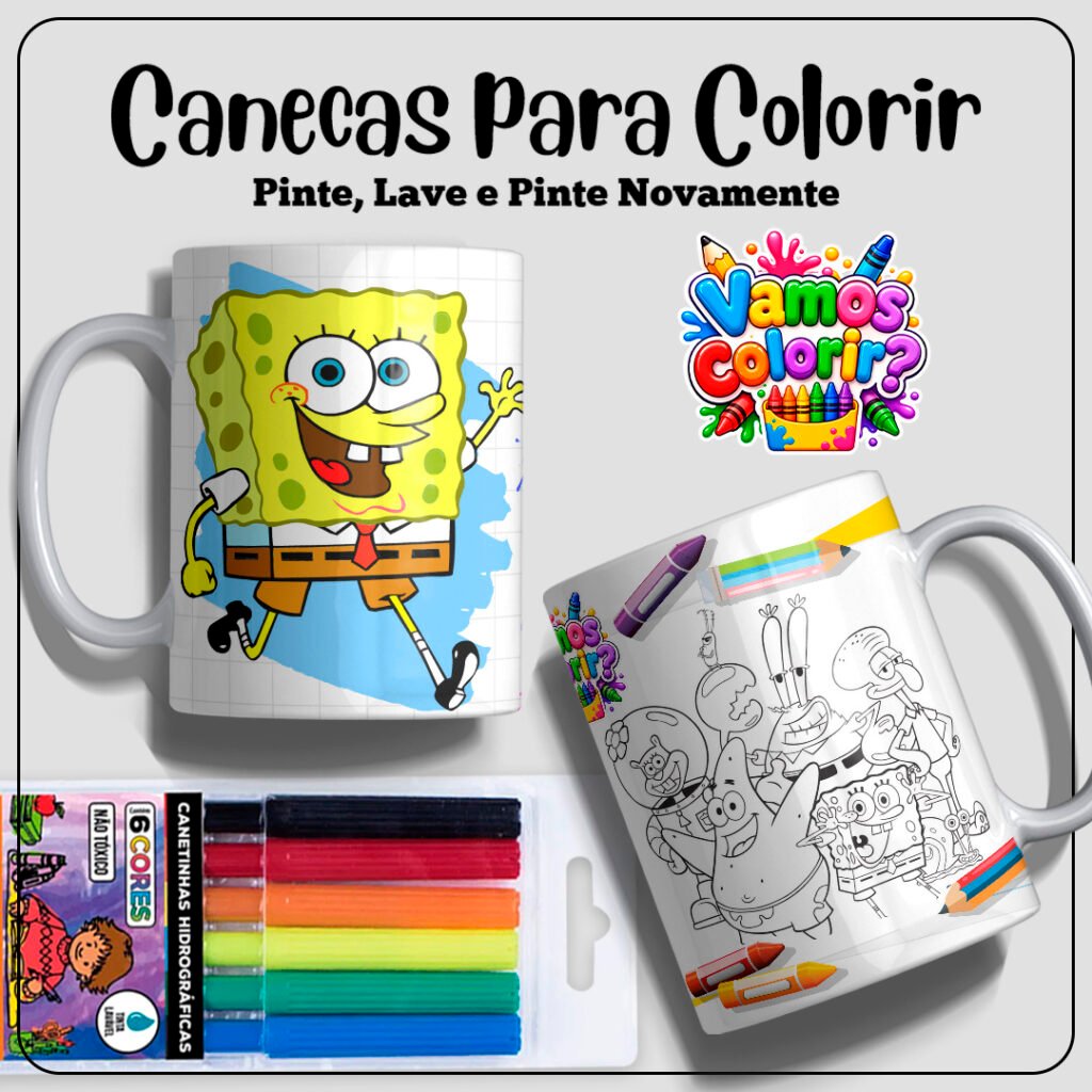 Coleção Dia das Crianças para colorir 2026 - Imagem 21