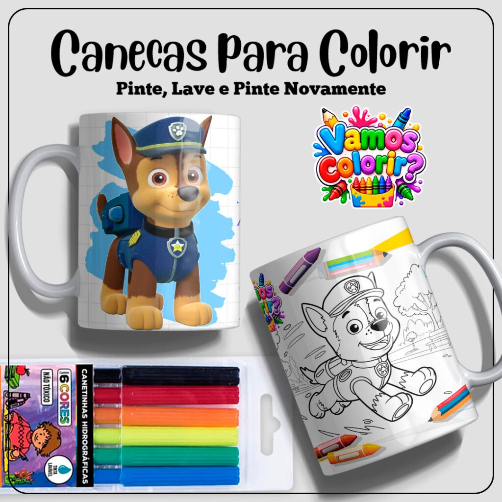 Coleção Dia das Crianças para colorir 2026 - Imagem 3