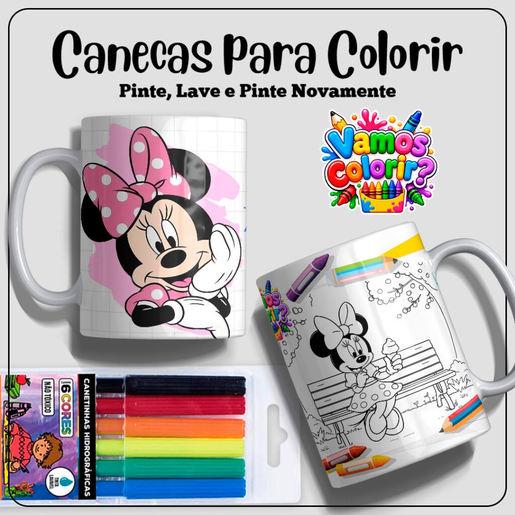 Coleção Dia das Crianças para colorir 2026 - Imagem 12