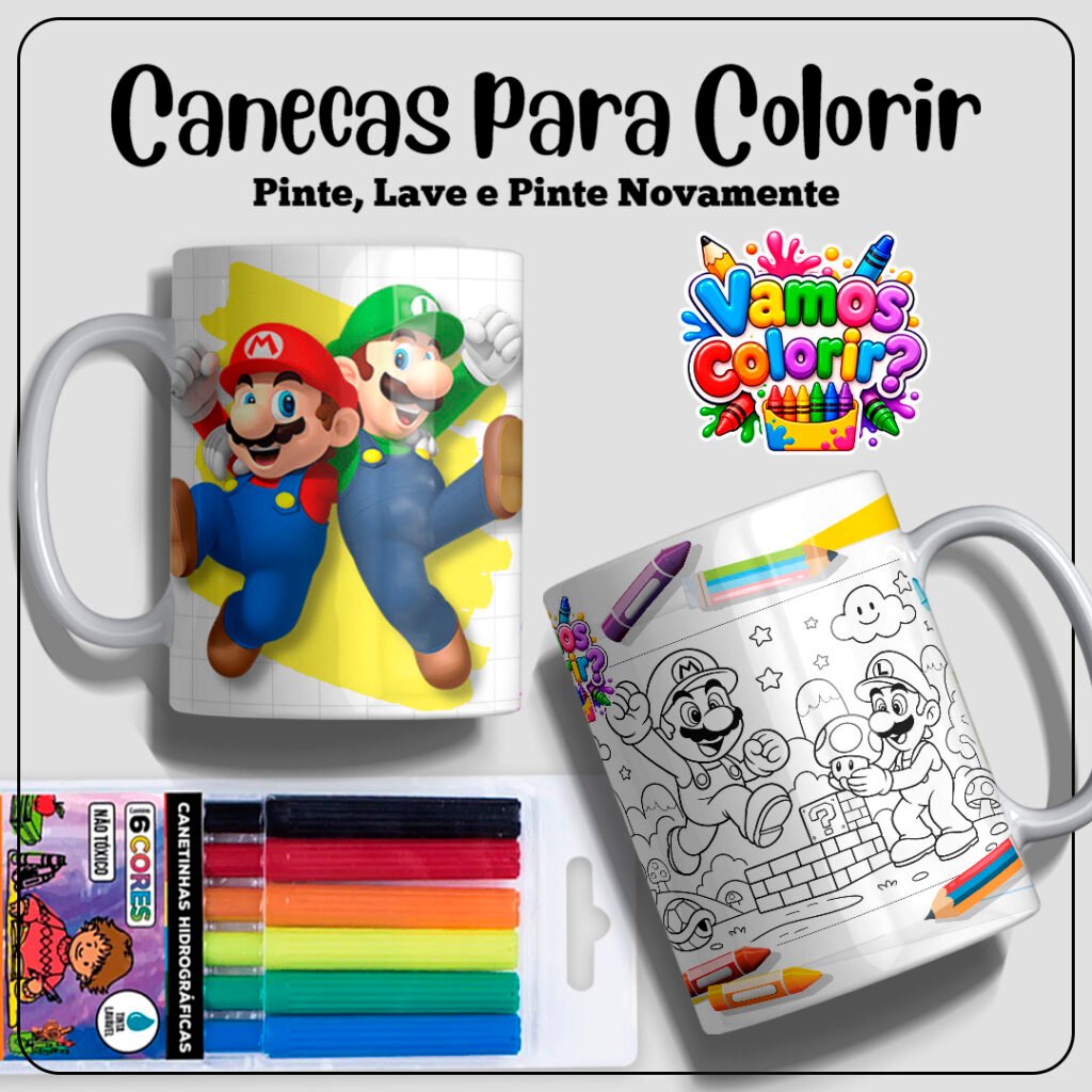 Coleção Dia das Crianças para colorir 2026 - Imagem 20