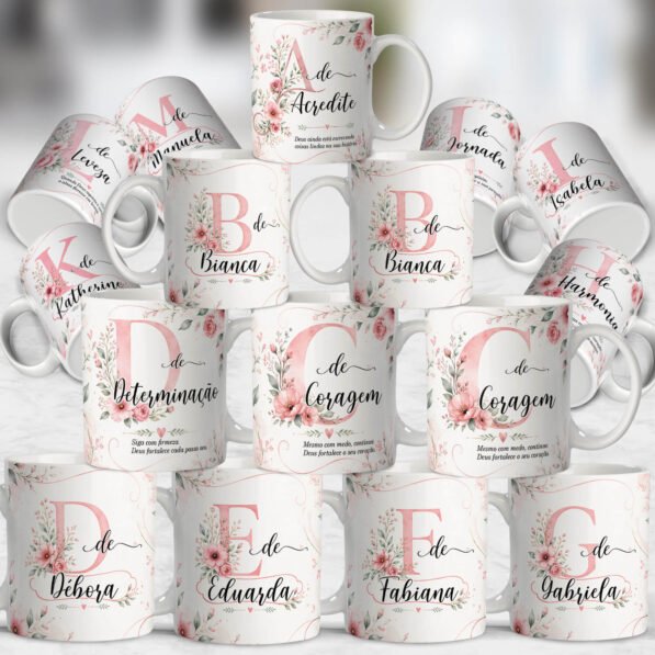 Alfabeto Florescer – Artes Canecas