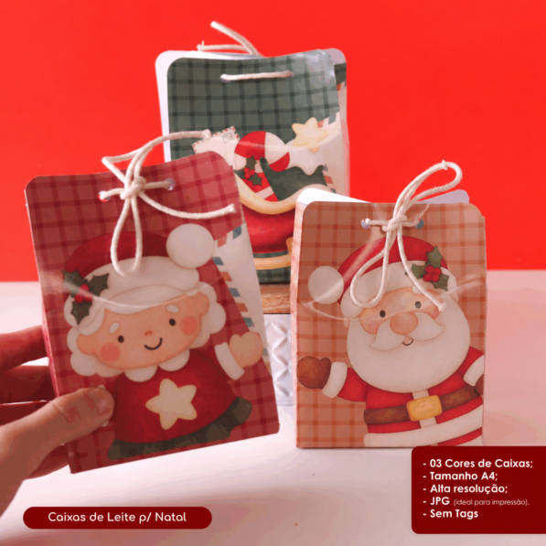 Caixas Leite p/ Natal