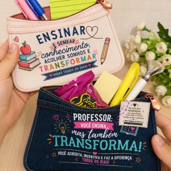 Envelope Estojo – Professores e Volta às Aulas