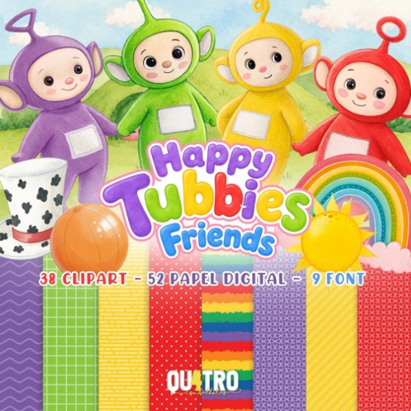 Happy Tubbies Friends – Kit Digital