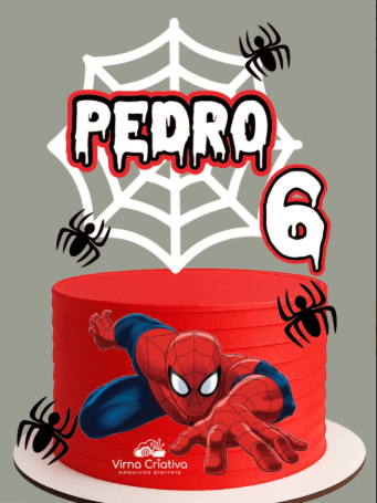 Homem Aranha – Topo de Bolo