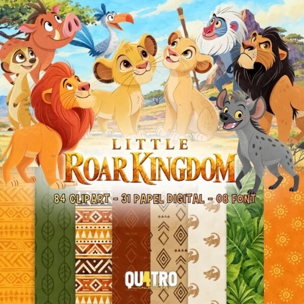 Little Roar Kingdom • Rei Leão – Kit Digital