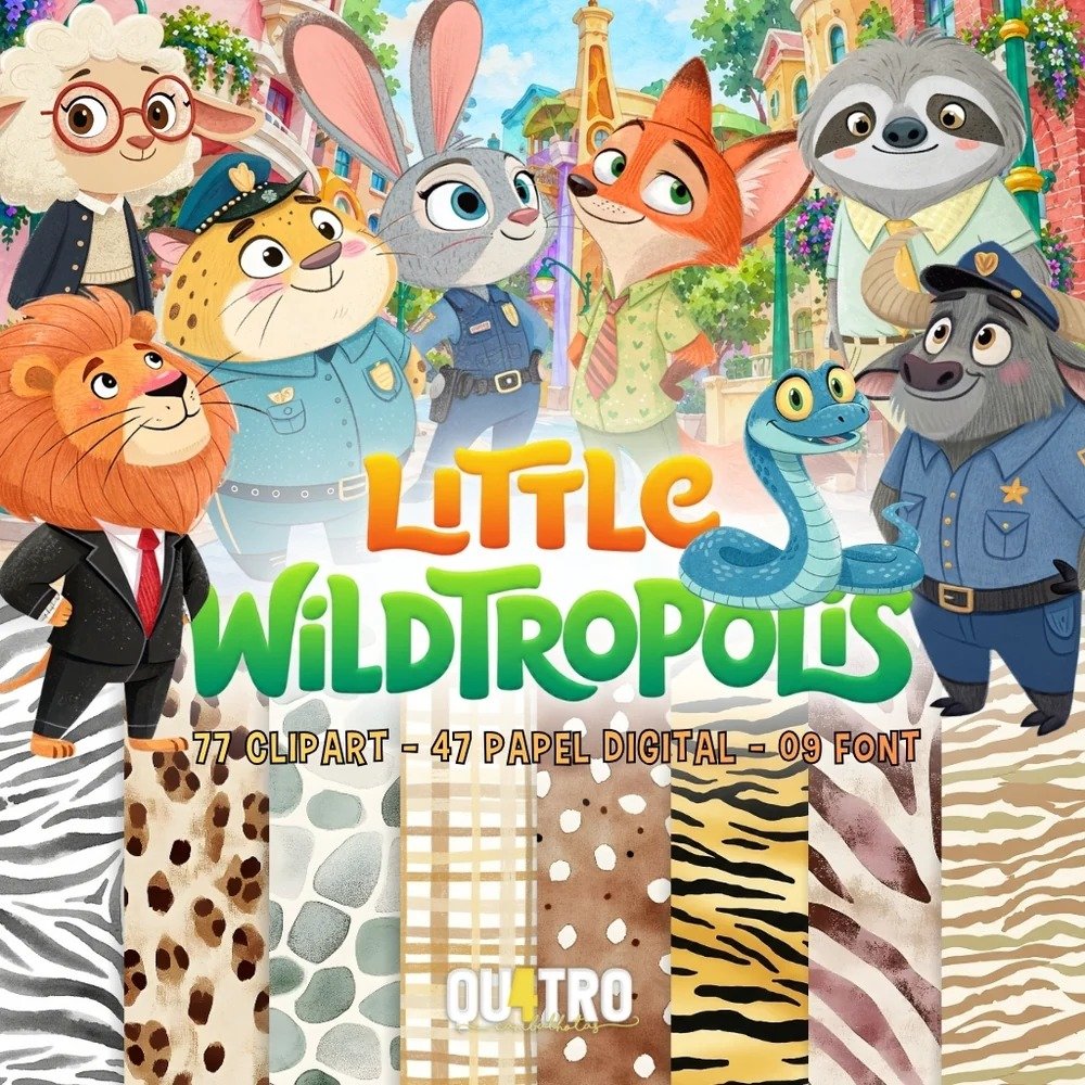 Little Wildtropolis • Zootopia - Kit Digital - Imagem 1