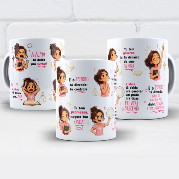 A Alma Tá Doida Pra Surtar M1 – Arte Avulsa Caneca