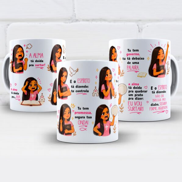A Alma Tá Doida Pra Surtar M2 – Arte Avulsa Caneca