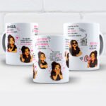 Amiga Eu Tava Pensando Aqui Menina - Arte Avulsa Caneca