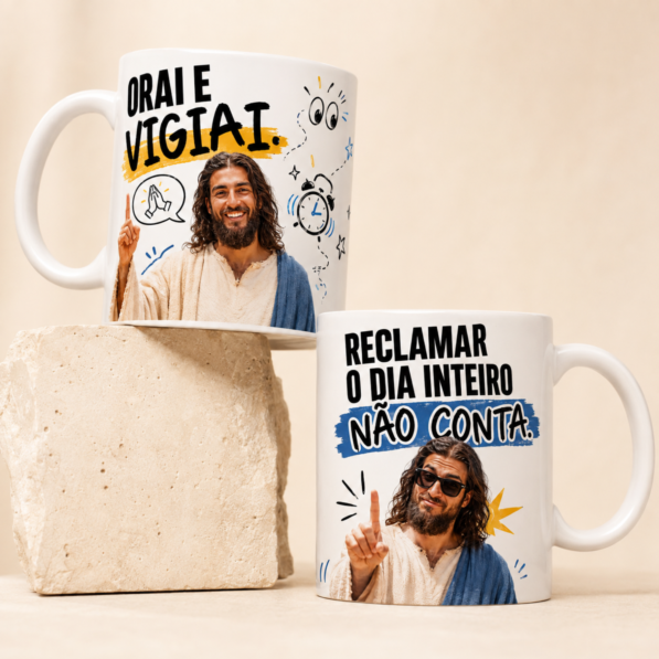 Coleção Jesus Irônico 1.0 – Artes Canecas