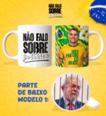 Não Falo Sobre Política | Flávio B. - Artes Avulsas Caneca