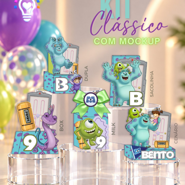 Monstros S.A – Kit Festa Pronta
