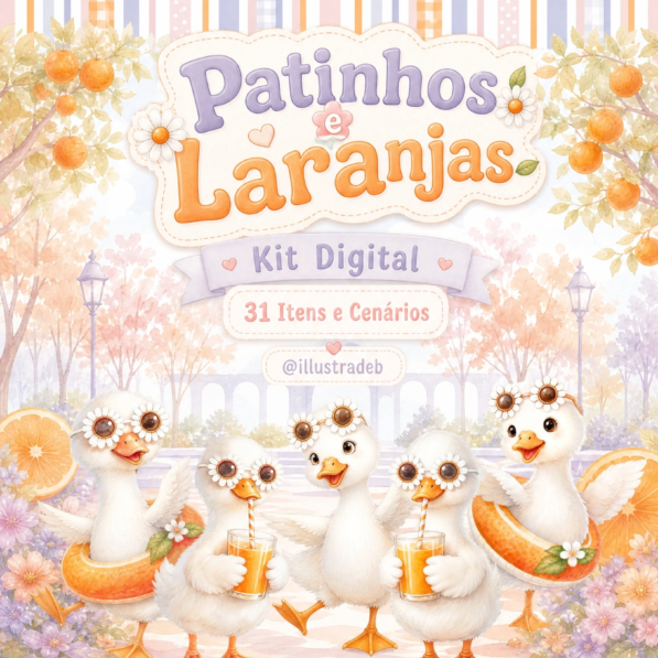 Patinhos e as Laranjas – Kit Digital