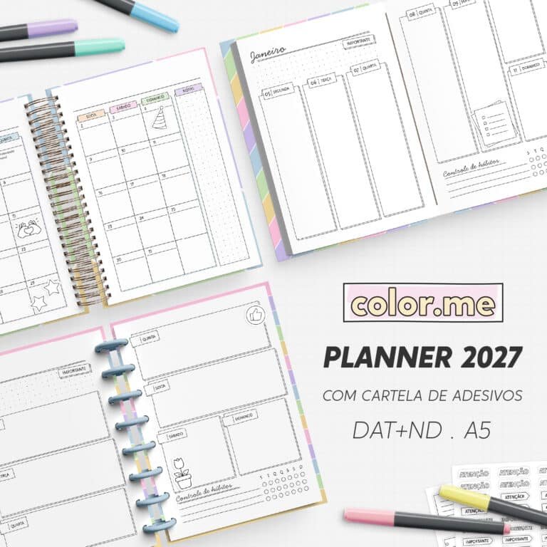 Planner 2027 Color.me – A5