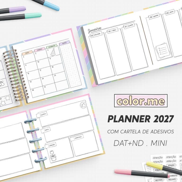Planner 2027 Color.me – Mini